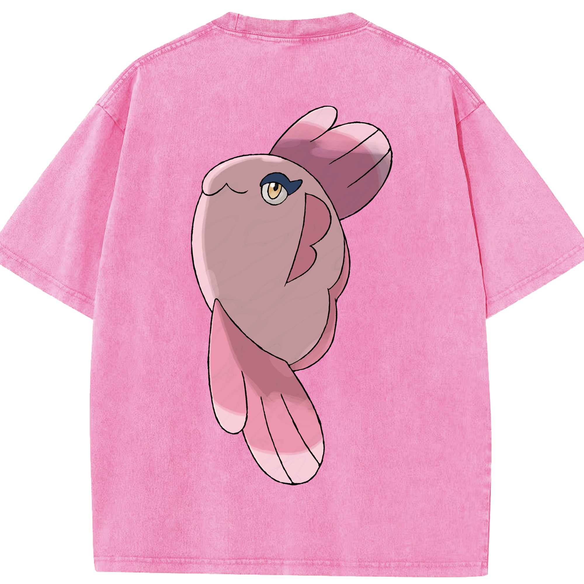 （画像用） ポケットモンスター Pokémon 綿100% ヴィンテージ風 半袖Tシャツ（背面プリント）